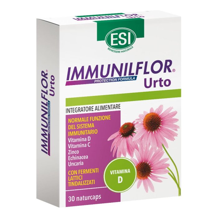 Esi Immunilflor Urto Vitamina D Integratore per Difese Immunitarie 30 Naturcaps