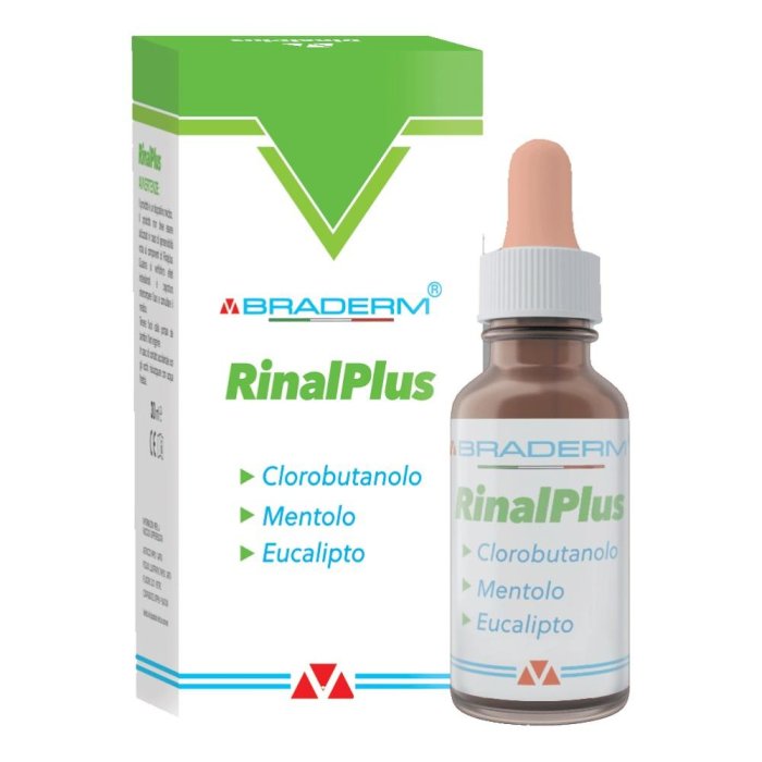 Braderm Rinal Plus Integratore Alimentare in Gocce Orali 30 Millilitri