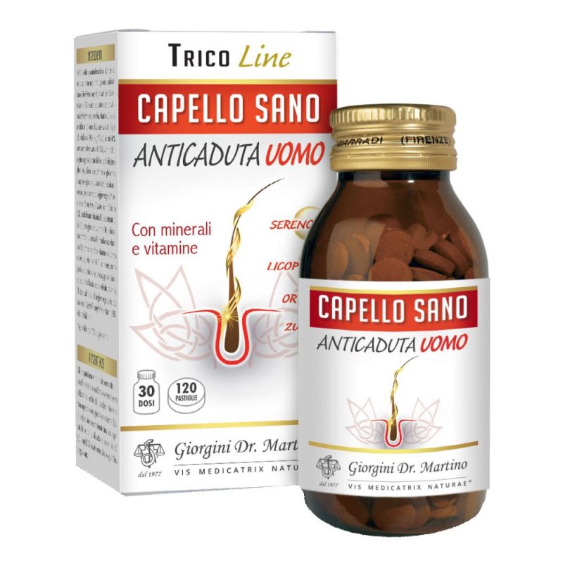  Dr.Giorgini Capello Sano Anticaduta Uomo 120 Pastiglie