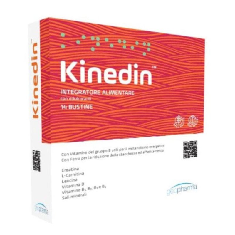 Geofarma Kinedin Integratore Alimentare Affaticamento e Stress 14 Bustine