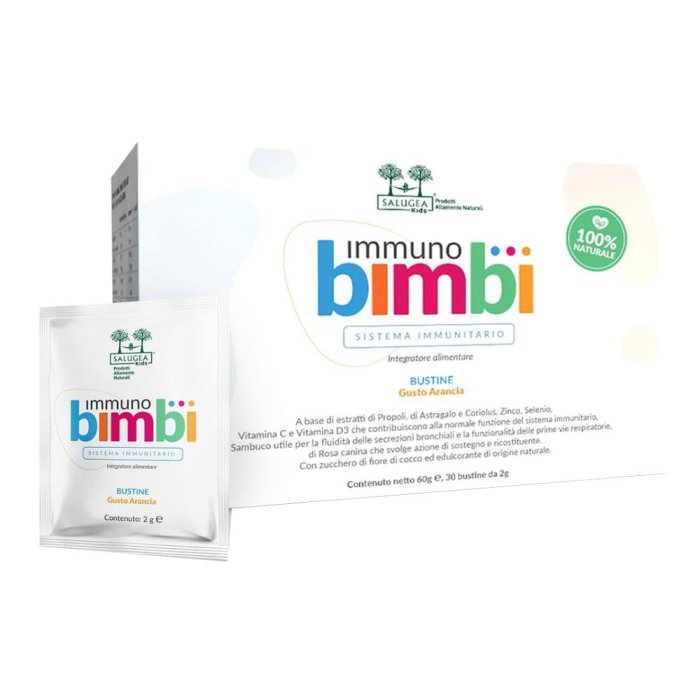 Salugea Immuno Bimbi Integratore Difese Immunitarie Bambini 30 Bustine