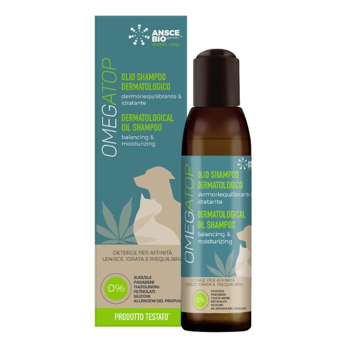 Ansce Bio Generic Omegatop Olio Shampoo Dermatologico 200 Ml