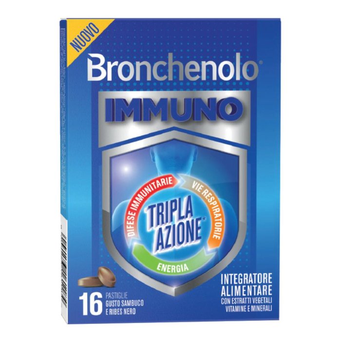 Bronchenolo Immuno Tripla Azione 16 Pastiglie