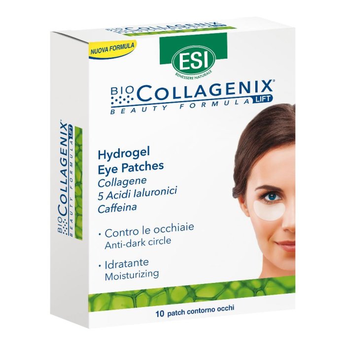ESI Biocollagenix - Eye Patches Cerotti Contorno Occhi Occhiaie Rughe, 10 Pezzi