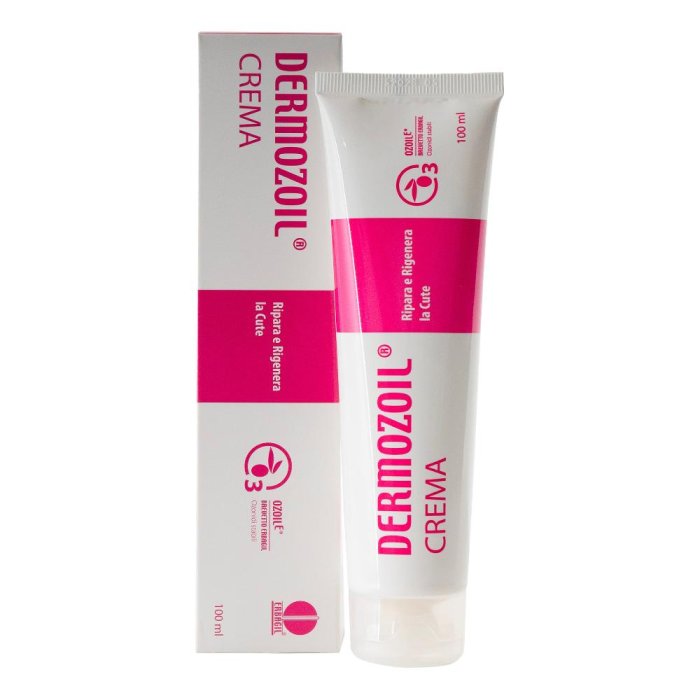 Dermozoil Crema 100 ml Erbagil – Crema dermatologica lenitiva e rigenerante per pelli sensibili e irritate