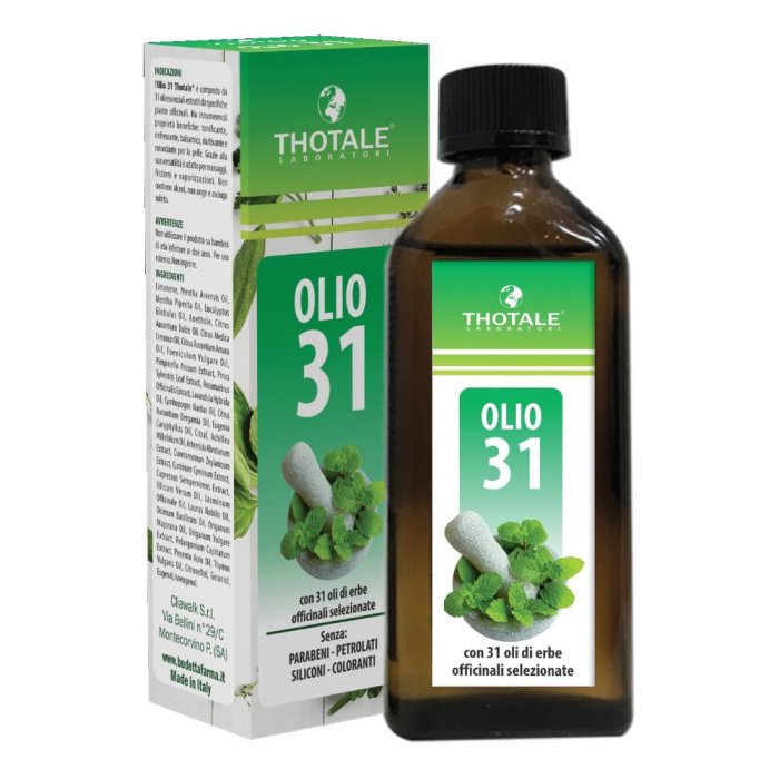 Thotale Olio 31 Tonificante e Balsamico 100 ml