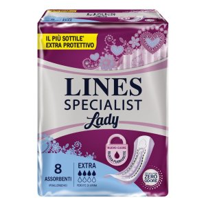 Fater Assorbenti Lines Specialist Lady Extra Ipoallergenici 8 Pezzi