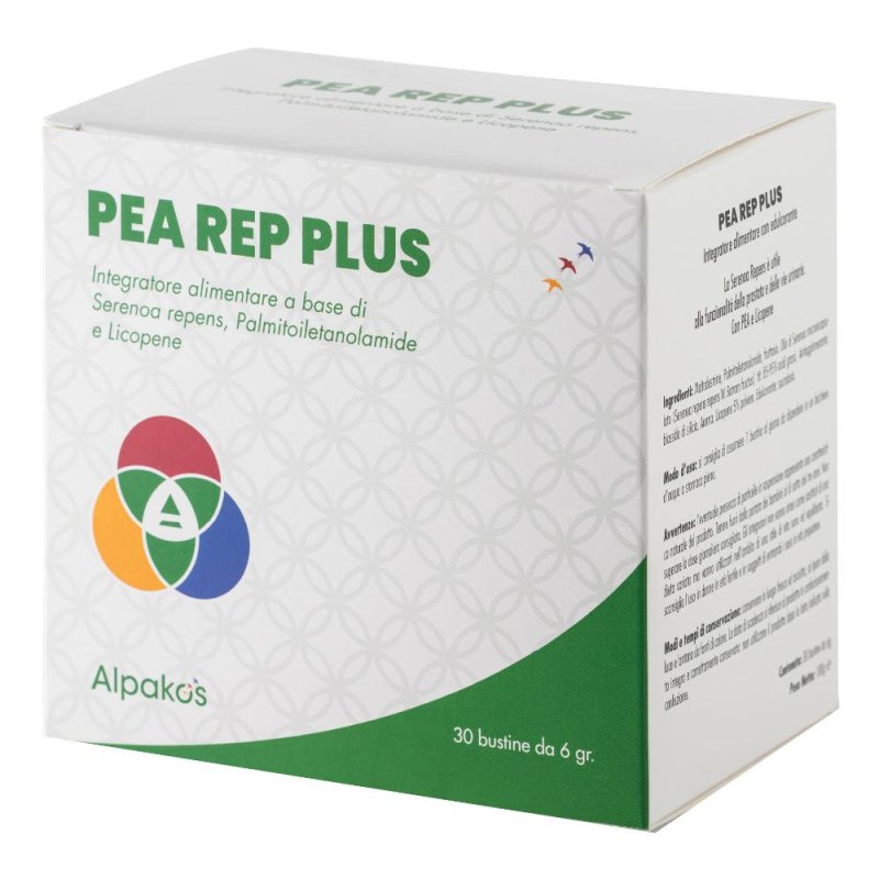 PEA Rep Plus 30 Bustine Integratore a Base di Palmitoiletanolamide per il Benessere del Sistema Nervoso