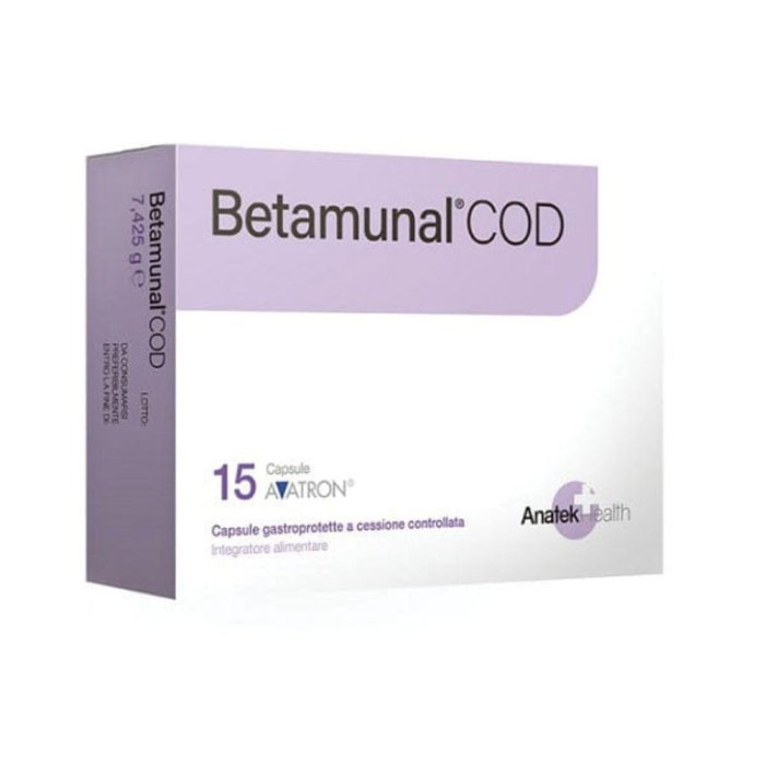 Anatek Health Italia Betamunal Cod 15 Capsule
