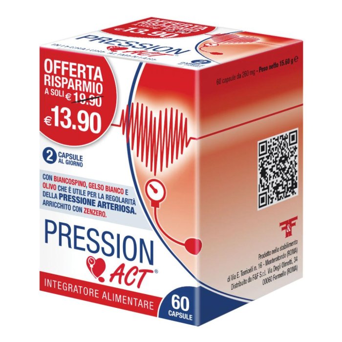Pression Act Integratore Alimentare 60 Capsule