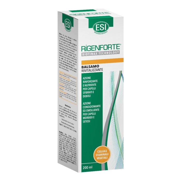 ESI Rigenforte - Balsamo Rivitalizzante per Capelli Sfibrati e Deboli 200 ml