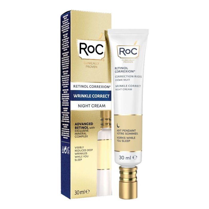 Roc Retinol Correxion - Wrinkle Correct Crema Viso Intensiva Notte 30 ml