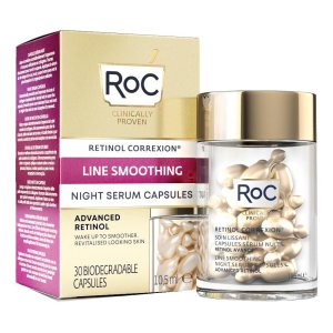 Roc Retinol Correxion - Line Smoothing Siero Viso Notte 30 Capsule