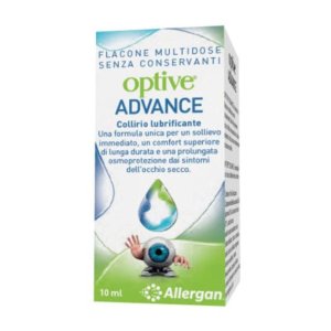 Optive Advance - soluzione oftalmica senza conservanti per il comfort degli occhi 10 ml