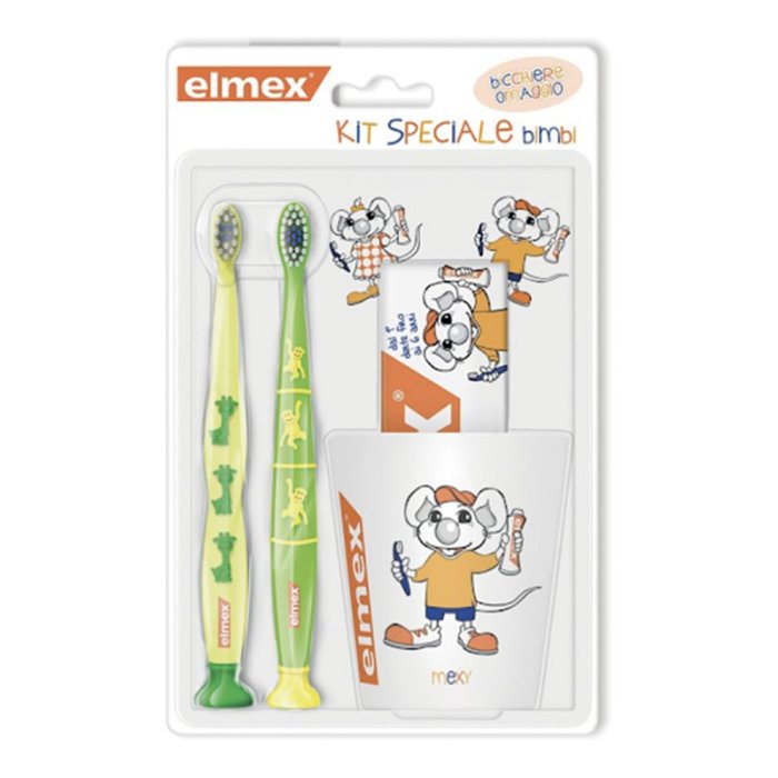 Elmex Igiene e Prevenzione Dentale Bambini Kds Special Pack Dentifricio spazzolino e omaggio