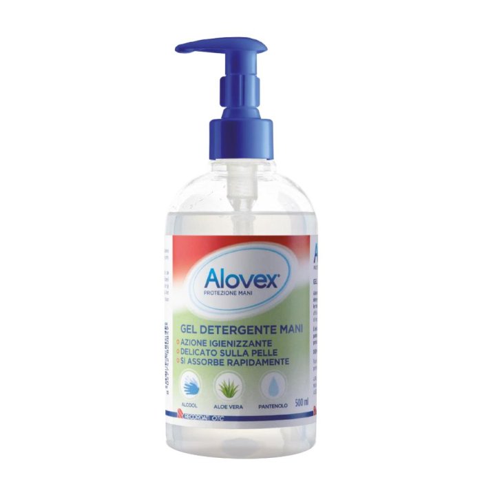 Alovex Gel Detergente Mani Azione Igienizzante 500 ml