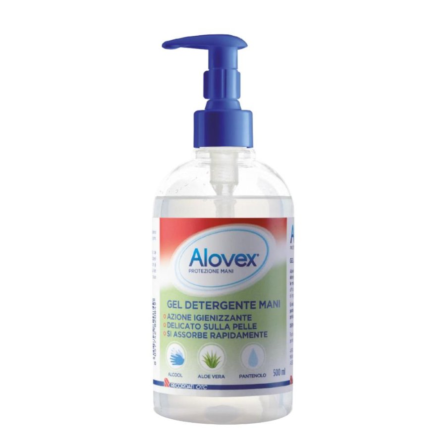 Alovex Gel Detergente Mani Azione Igienizzante 500 ml