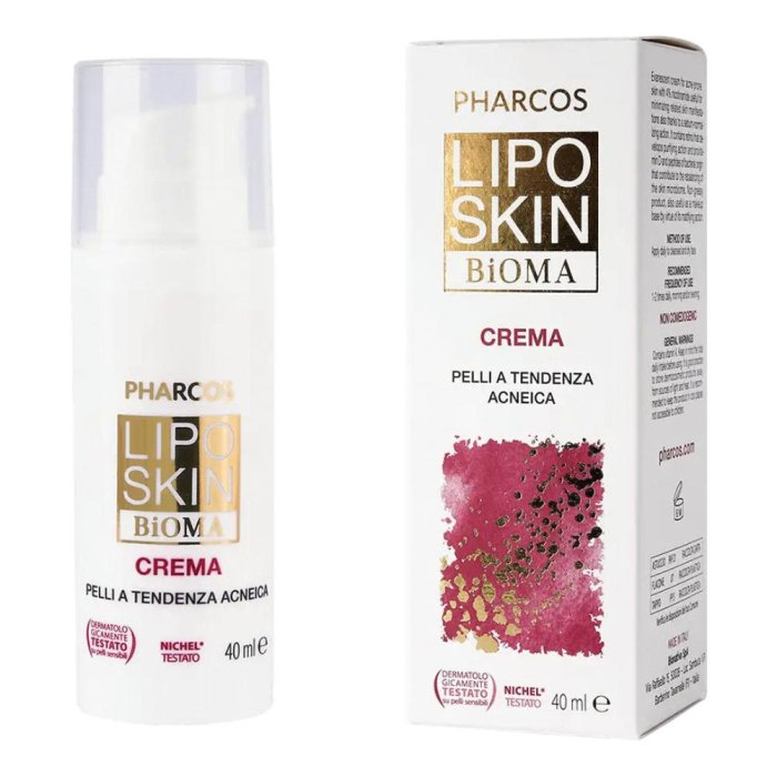 Liposkin Bioma crema evanescente per pelli acneiche con nicotinamide 40 ml