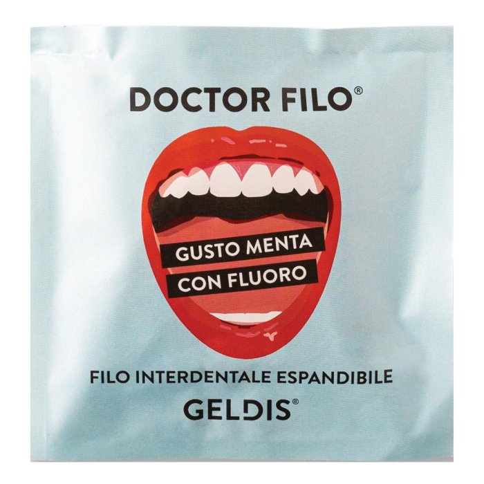 Geldis Doctor Filo Interdentale espandibile alla Menta con Fluoro 30 metri