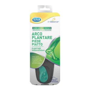 Scholl Plantari InBalance Sollievo Dolore Arco Plantare Taglia S 37-39.5 2Pezzi