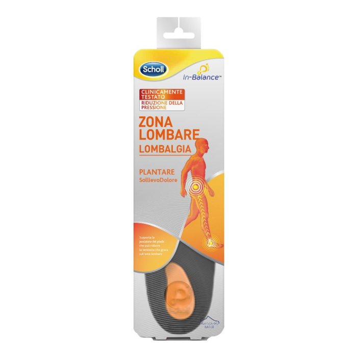 Scholl Plantari In Balance Sollievo Dolore Zona Lombare Taglia M 40-42 2 Pezzi