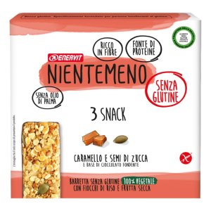 Nientemeno Caramello e semi di zucca Barretta 3 barrette da 23 g