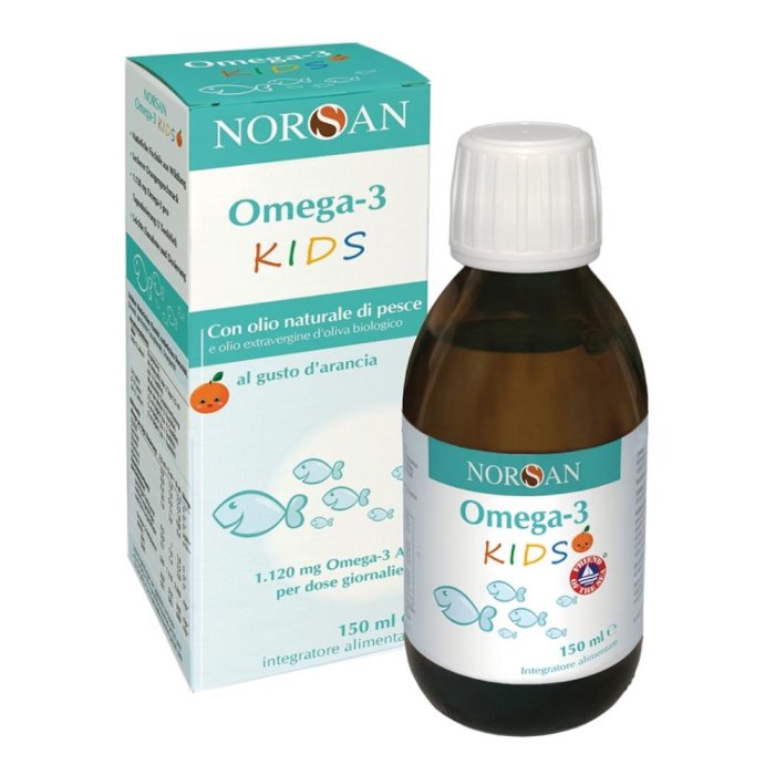 Norsan Omega 3 Kids 150 ml - olio di pesce omega 3 per bambini