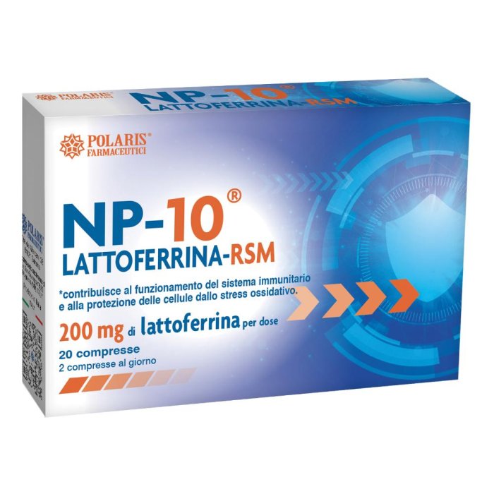 Np  10  Lattoferrina Rsm Compresse  20  Compresse integratore alimentare