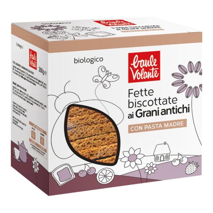 Fette Biscottate Grani Antichi - pane secco, risette e crackers ideali per spuntini e accompagnare i pasti