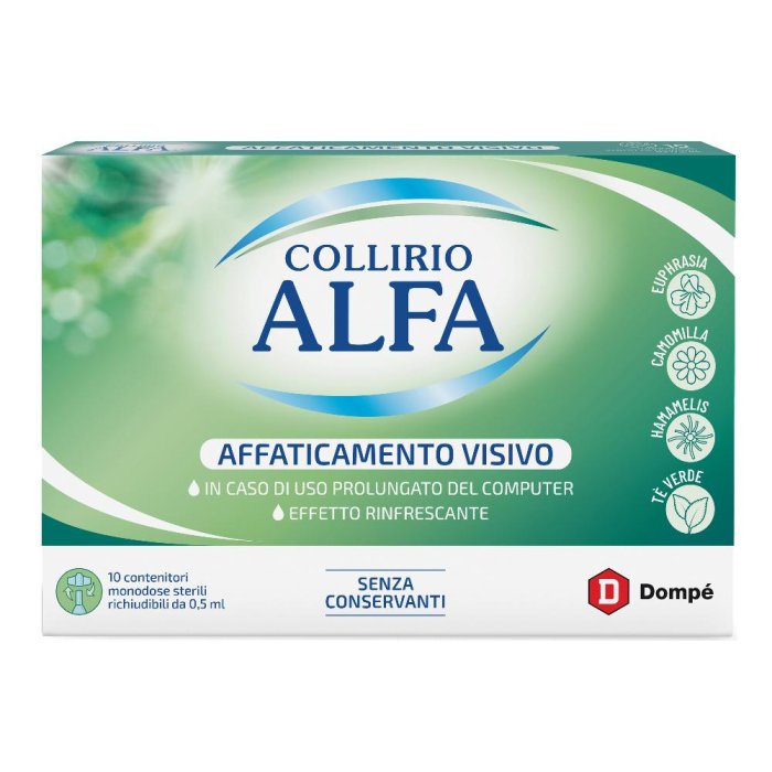 Collirio Alfa Affaticamento Visivo 10 contenitori monodose