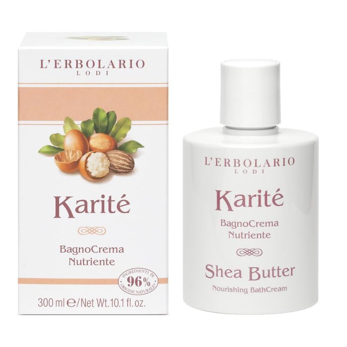 L’Erbolario Karité Bagnocrema Nutriente – Bagno Crema Idratante Corpo 300 ml