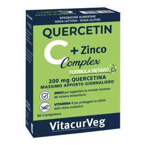 Pharmalife Research Vitacurveg - Quercetin C Complex Integratore, 60 Compresse