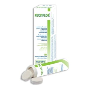 Pectiflor Compresse Effervescenti 10 Pezzi Integratore Alimentare per Equilibrio della Flora Intestinale