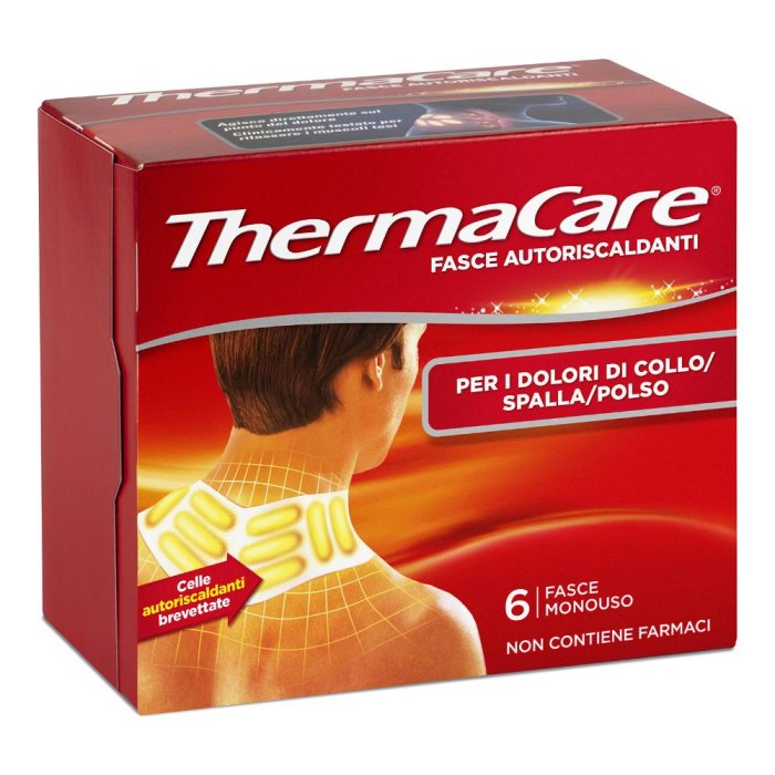 Thermacare Fasce Autoriscaldanti Collo/Spalla/Polso 6 Pezzi