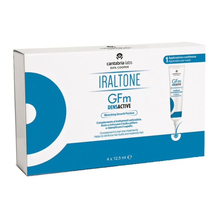 Cantabria Labs Iraltone - GFm Densactive Gel Caduta Capelli 4 tubi
