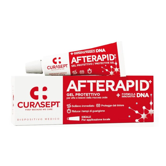 Curasept Cura e Prevenzione dei Problemi Dentali Gel Afte Rapid DNA 10ML