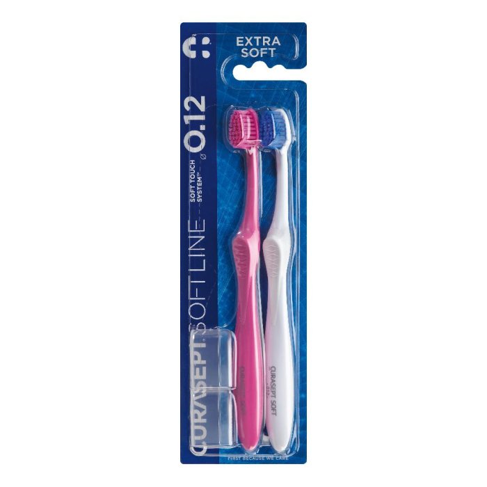 Spazzolino Curasept Soft Extra Soft 012 - Setole Morbide per un'Igiene Dentale Delicata