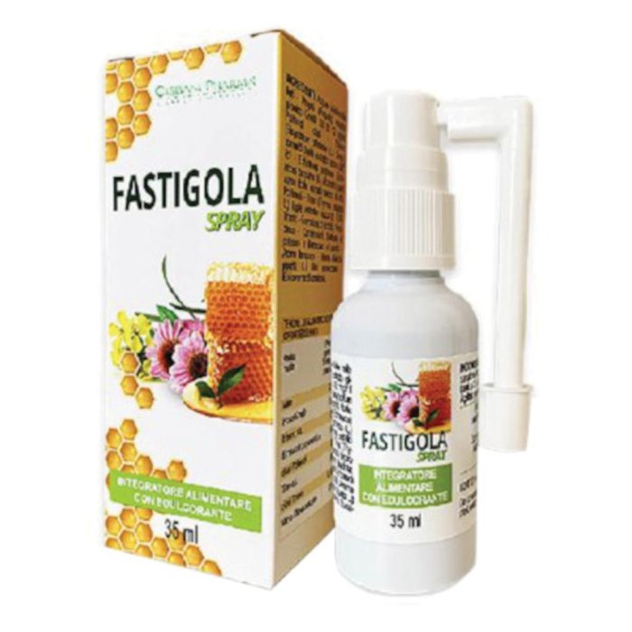 Fastigola spray gola 35 ml - integratore con propoli miele ed estratti vegetali per benessere della gola