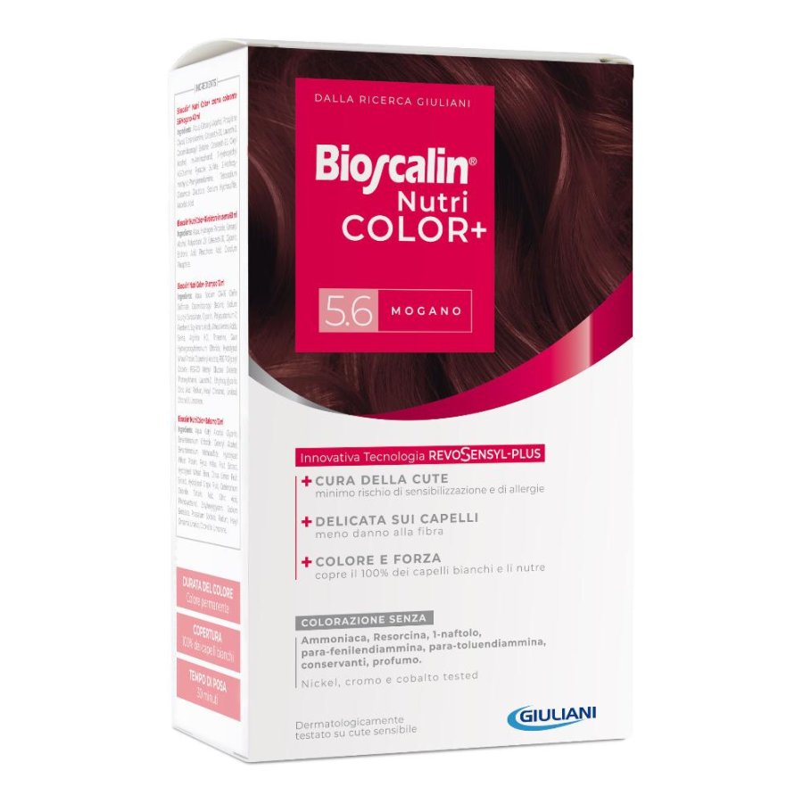 Bioscalin Nutricolor Plus Colorazione Permanente 5,6 Mogano