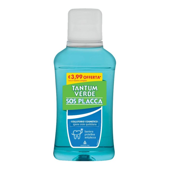 Tantum Verde SOS Placca Collutorio 250 ml | Trattamento mirato contro la placca batterica per un’igiene orale completa