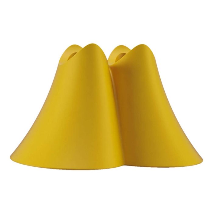 Promis Portaspazzolino da Bagno Giallo – Portaspazzolino da Appoggio in Plastica Design Moderno