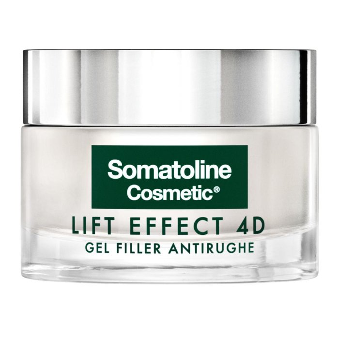 Somatoline Cosmetic Viso Lift Effect 4D Filler Gel Antirughe Pelli Normali e Miste 50 ml