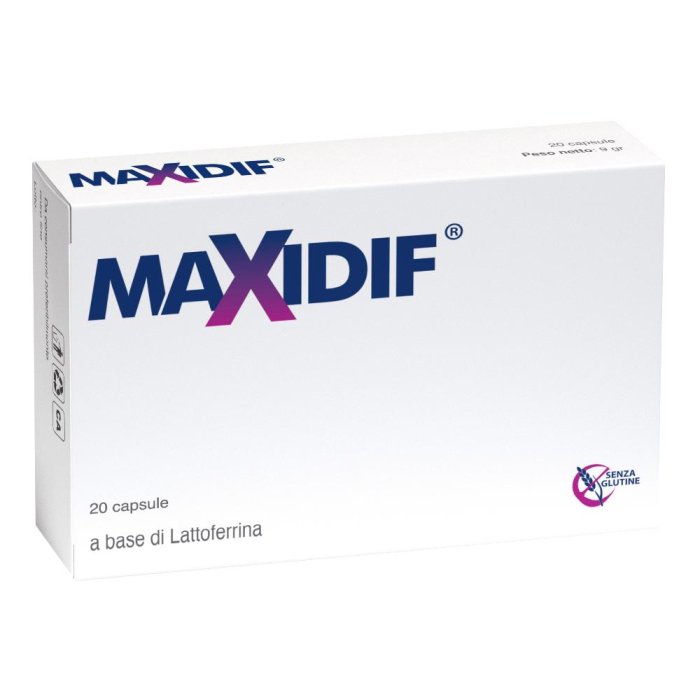 Maxidif Integratore Alimentare 20 Capsule | Farmaceutici per il Benessere delle Articolazioni