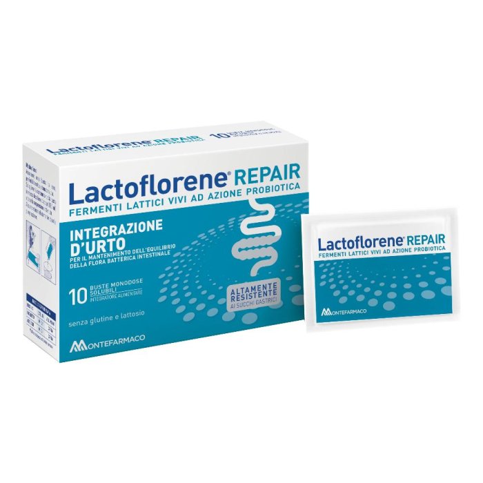 Lactoflorene Repair fermenti lattici vivi ad azione probiotica 10 bustine in offerta