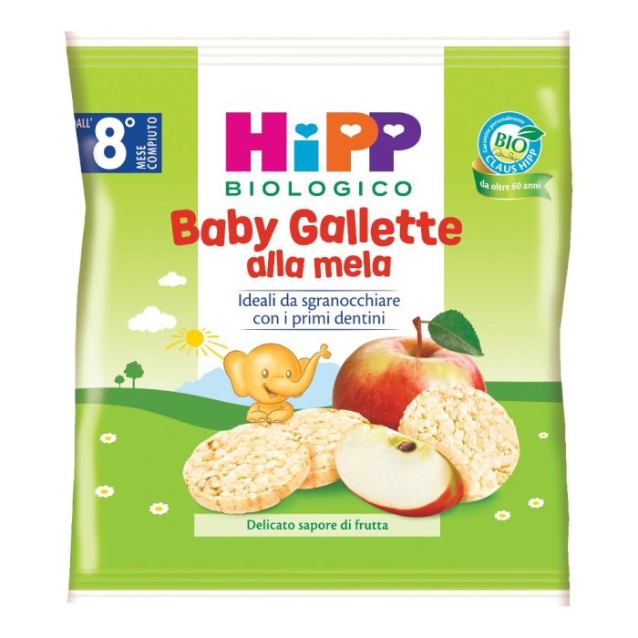 HiPP Baby Gallette di Riso alla Mela da Sgranocchiare 30g