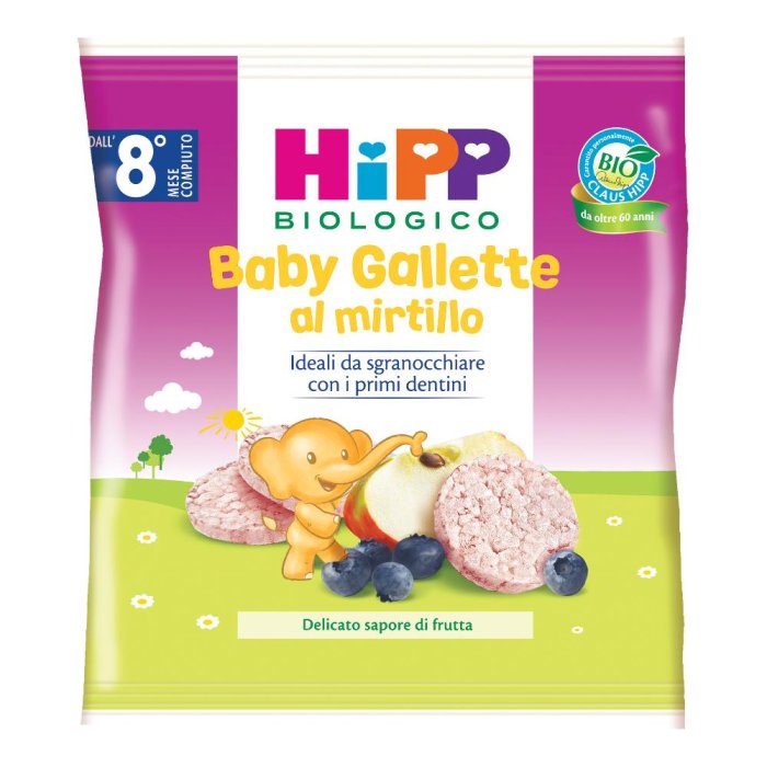 HiPP Baby Gallette al Mirtillo da 8+ Mesi 30g