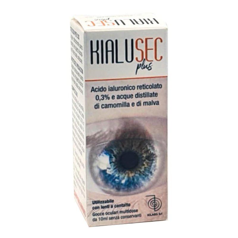 Kialusec Plus Collirio Lubrificante e Idratante per Occhi Secchi 10 Millilitri Kialusec Plus Collirio Lubrificante e Idratante per Occhi Secchi 10 Millilitri