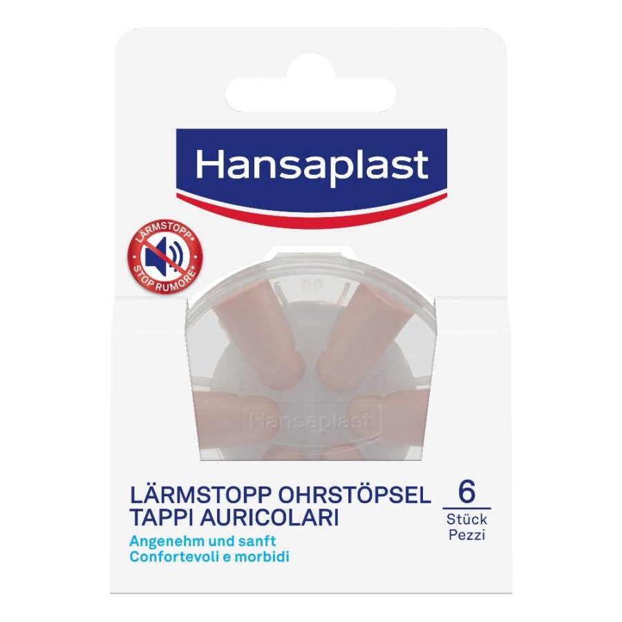 HANSAPLAST EAR PLUGS 6PZ HANSAPLAST EAR PLUGS 6PZ
