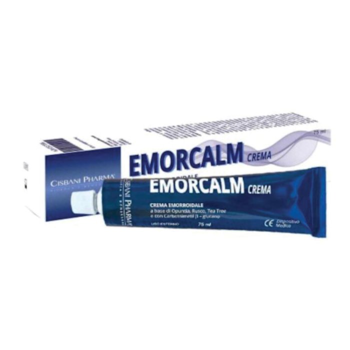 Emorcalm crema 75 ml - crema lenitiva per zona anale ed emorroidi