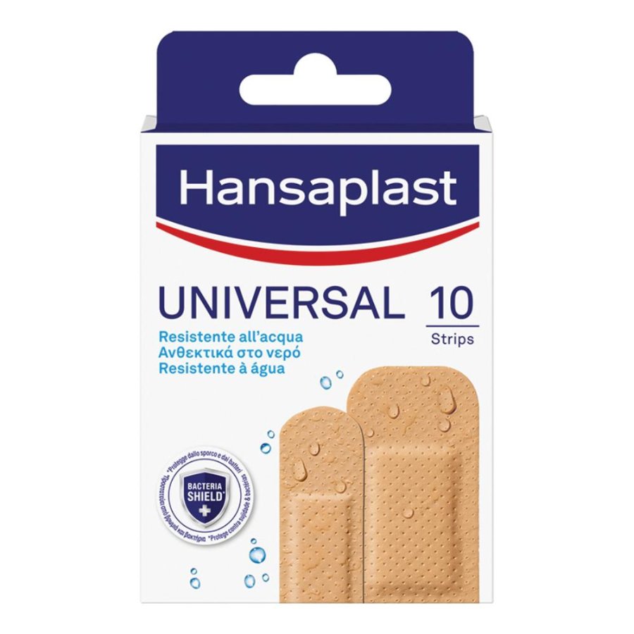 Hansaplast Universal - Cerotti Resistenti all'Acqua 10 Cerotti assortiti